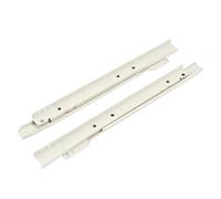Riel deslizante con cojinetes rodantes para cajone 1 juego de rieles for cajones dos gabinetes engrosamiento mesa computadora canaleta ropa teclado rodillo polea muebles(20inch(50cm))