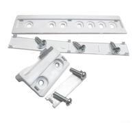 Riel deslizante de plástico para frigorífico empotrable, cajón para midea para haier para hisense, blanco, resistente, montaje suave, 1 unidad (1 unidad)