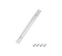 Riel en T de aluminio para mesa de enrutador y sierra de cinta, ranura de inglete de 3/4 x 1/2 pulgadas con guía central, compatible con soporte de abrazadera de trinquete para proyectos de