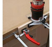 Riel en T de aluminio para mesas de enrutador, sierras de mesa de mesa y sierras de banda, 30/40/50/60 cm, riel de inglete ajustable con guía central, perfil de ranura en T de 3/4 x 1/2 pulgadas, (30