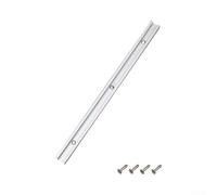 Riel en T de aluminio para mesas de enrutador, sierras de mesa de mesa y sierras de banda, 30/40/50/60 cm, riel de inglete ajustable con guía central, perfil de ranura en T de 3/4 x 1/2 pulgadas, (40