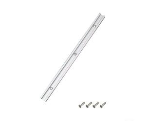 Riel en T de aluminio para mesas de enrutador, sierras de mesa de mesa y sierras de banda, 30/40/50/60 cm, riel de inglete ajustable con guía central, perfil de ranura en T de 3/4 x 1/2 pulgadas, (40