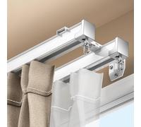 Riel flexible for cortina de techo, sistema de riel curvo for cortina, montaje en pared, corredizo, for RV, ventana salediza y separador de ambientes.(Side-loading,2.8m(9.2ft))