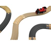 Riel flexible para ferrocarriles de madera (1 unidad) (beige)