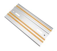 Riel guía de aluminio extruido para sierra circular, compatible con sierra de pista y enrutador, 300 mm/400 mm con conector y abrazaderas, para trabajos de carpintería (400 mm)