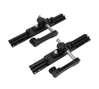 Riel guía de varilla de empuje de prensa de sierra de mesa, riel guía de rodillo ajustable de aleación de aluminio, adecuado para alimentador de prensa de sierra de mesa en