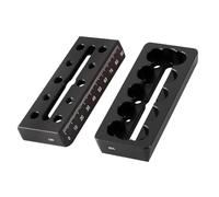 Riel guía for telescopio astronómico de Calibre 100 mm, 220, 320 y 440, Accesorios for Instrumentos ecuatoriales Piezas para telescopio astronómico(100mm Black)