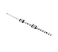 Riel guía lineal en miniatura MGN12, ligero, 400mm, 12mm de ancho, 2 uds., bloques deslizantes MGN12B aplicables para equipos pequeños