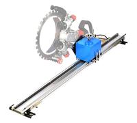 Riel Guía para Sierra de Hormigón, Riel Guía de Sierra de Anillo de Aleación de Aluminio con Control Remoto, Profundidad de Corte Ajustable, para Granito, Mampostería y Baldosas 2.5m/8.2ft