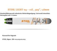 Riel guía STIHL LIGHT 04 35cm,325" 1.6mm 30050004709 NUEVO ORIGINAL