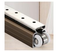 Riel invisible personalizable para puerta corrediza, kit de puerta de 80 cm, sistema de techo fácil de montar en la pared, perfecto para ahorrar espacio.