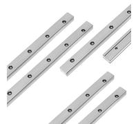 Riel Lineal en Miniatura sin Bloque Deslizante, 2 uds., Compatible con Piezas de Impresora CNC 3D MGN15 MGN12 MGN9 MGN7, Longitud de guía Lineal de 100mm-1000mm(2PCS MGN12,550mm)