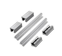 Riel lineal, guía deslizante lineal, 4 deslizadores alargados SBR50LUU y 2 rieles guía lineales SBR50 de 150-750 mm(250mm)
