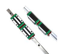 Riel lineal, guía deslizante lineal, 4 deslizadores HGH25CA + 2 guías lineales HGR25 de 200-1000 mm for máquina de grabado, impresora 3D, máquina herramienta.(2PCS Rail 600mm)