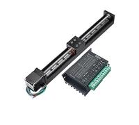 Riel lineal, Riel de mesa deslizante CNC tipo T, plataforma de guía de transporte de etapa lineal, Kit de accionamiento de Motor paso a paso, Mini mesa deslizante, mesa de eje XYZ para fresadoras CNC(