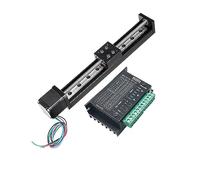 Riel lineal, Riel de mesa deslizante CNC tipo T, plataforma de guía de transporte de etapa lineal, Kit de accionamiento de Motor paso a paso, Mini mesa deslizante, mesa de eje XYZ para fresadoras CNC(