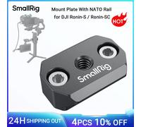 Riel NATO SmallRig para DJI Ronin S/SC con 1/4 "-20 orificios roscados DIY DSLR RS 2/RSC 2 accesorios para cámara de acción de Monitor-3032