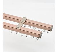 Riel para Cortina de Techo, Montaje Recto en Techo para riel de Cortina de Aluminio con Sistema de riel silencioso, Divisor de ambientes, Barras de cortina/P/1M