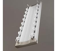 Riel para Cortina de Techo, Sistema de riel para Cortina de Techo, Divisor de habitación de Hospital Ajustable de 1,2 m a 6 m, Incluye Deslizadores y Rodillos para una fácil instalación, per