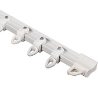 Riel para Cortinas Blanco, Barra guía para Cortinas, Sistema de riel para Cortinas de Montaje en Techo/Pared (Montaje en Pared, 700 cm/23 pies).