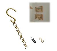 Riel para cuadros de alta resistencia, Hardware for colgar espejos, gancho de cadena ajustable, instalación personalizada, 1m a 3,5m, 10 Uds(7pcs,2m(6.6ft) Chain)