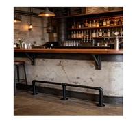 Riel Para Pies De Barra Estilo Industrial Retro, Reposapiés Tubo Galvanizado Redondo 32mm Diámetro Para El Hogar, Restaurante Comercial, Pub, Personalizable(3.6M/11.81FT)