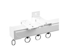 Riel para puerta corredera montado en el techo con funcionamiento suave y diseño silencioso para interiores del hogar