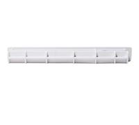 Rieles centrales para cajones de refrigerador con ABS de 12.8 pulgadas | Alta capacidad de carga para cajones de nevera con instalación y deslizamiento y configuración con problemas de fijación