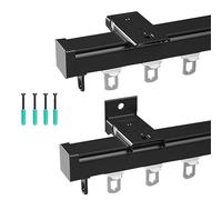Rieles de cortina divisores de pared para techo, barras de cortina resistentes para paneles, carga de 30 kg a 80 kg, perfectas para colgar cortinas pesadas