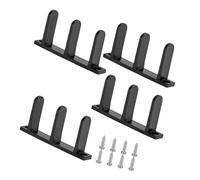 Rieles de guía de suelo resistentes al desgaste con tornillos, integración de pared lateral sin costuras, ahorro de espacio, riel de puerta de armario