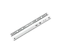 Rieles deslizantes for cajones de acero inoxidable (2 piezas), 17 mm de ancho, extensión completa con rodamientos de bolas for un funcionamiento suave.(182mm)