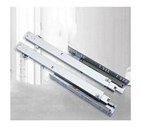 Rieles deslizantes ocultos para cajones resistentes, 250 mm/300 mm/350 mm, corredores de cajones deslizantes suaves para escritorios de oficina, sistema de riel de montaje inferior duradero