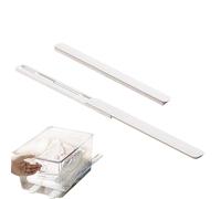 Rieles deslizantes telescópicos,Correderas de riel con rodamiento de bolas Corredera para cajones - Riel de deslizamiento de armario de cocina reutilizable, riel de guía de muebles para Demaxiyad