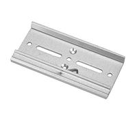 Rieles DIN de 35 mm hechos de aluminio, ranura de aluminio que nunca se oxida, riel DIN para instalación de gabinete de control de gabinete de distribución (100 mm esmerilado)