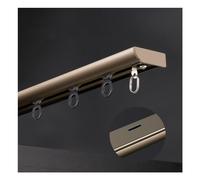 Rieles interiores transparentes ultrafinos con polea silenciosa y agujeros de montaje en techo