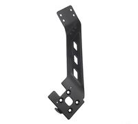 Rieles laterales estructurales para scooter eléctrico para Kukirin G2 PRO DB modelo hechos de aleación de aluminio resistente a la corrosión para una larga vida útil (haz izquierdo negro)