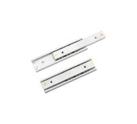 Rieles Para Cajones 2 piezas de correderas for cajones con cojinetes bolas aleación aluminio anchos, rieles plegables for 16 mm, 70, 100, 140, 200 y 250, deslizantes for muebles(70mmx16mm)