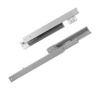 Rieles para cajones de 250 - 550 mm, extensión completa, rieles extraíbles, montaje en el suelo, rieles telescópicos, amortiguador silencioso, cajones extraíbles, no requiere paredes laterales (350