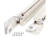Rieles Para Cajones De Cocina 1 Par Guías Para Cajones De Madera, Capacidad Carga De 45 Kg, Correderas De Rodillos Para Cajones 250 300 400 550mm, Carriles Telescópica Silenciosa