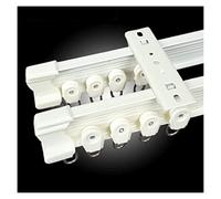 Rieles Para Cortinas De Techo, Riel Cortina 1-3 Medidor Cortina Doble Raíz Curvado Balcón Balcón Slide Rail Guía Guía Guía Railo Cortina Bendecerizable Pole Accesorio(B Side mount,3 Meter)