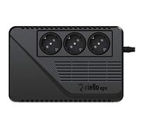 Riello iPlug 600 - Fuente de alimentación continua (UPS) (600 VA, 360 W, 220 V, 240 V, 50/60 Hz, 3 salidas AC)