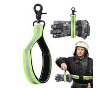 Riemen für Feuerwehrhandschuhe - Multifunktionaler Handschuhgurt mit Sicherheitsverschluss | Strapazierfähiger, leicht bedienbarer Halteriemen aus Nylon für Feuerwehr- und Rettungseinsätze