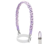 Riemen für Wasserflasche - Wasserflaschengurte zum Tragen,Silikon-Wasserflaschengriff, Wasserbecherband - Tragbarer Kaffeebecher-Träger, Wasserflaschen-Lanyard für Reisen, Ausflüge, Fitnessstudio