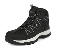 riemot Botas de Senderismo Impermeables Mujer, Botas de Montaña con Membrana Impermeable, Suela de Caucho con Tracción, Puntera Cerrada, Botas Trekking para Otoño Invierno, Negro, 41 EU