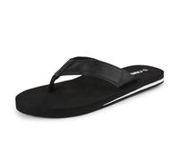 riemot Chanclas Hombre Sandalias de Dedo para Hombre Comodas Flip Flops Zapatos de Verano Casual Playa Sandalias, Piel Negro EU42