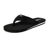 riemot Chanclas Hombre Sandalias de Dedo para Hombre Comodas Flip Flops Zapatos de Verano Casual Playa Sandalias Negro EU44