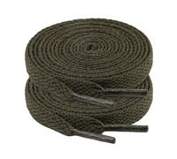 riemot Cordones Planos para Zapatillas Deporte - Cordones Antideslizantes y Resistentes - Cordones 8mm Anchos para Zapatillas para Running,Botas de Montaña -Unisex Adulto y Niño Verde-140