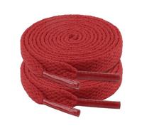 riemot Cordones Planos para Zapatillas Deporte - Cordones Antideslizantes y Resistentes - Cordones 8mm Anchos para Zapatillas para Running,Botas de Montaña -Unisex Adulto y Niño Rojo-100