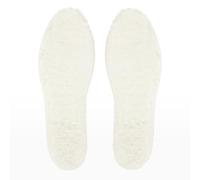 riemot Plantillas de Invierno para Mujer Hombre y Niños, Calidas Cómodo y Suaves Plantillas Termicas para Botas de Nieve, Zapatos de Invierno Beige EU46