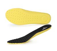 riemot Plantillas de Látex Natural Hombre y Mujer, Insertos para Zapatos con Soporte del Arco, Malla Transpirable, Amortiguación Suave y Puntos de Masaje para Zapatillas, Trabajo y Caminar, 40 EU